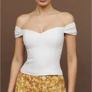 NWT Reformation Eden Linen Top